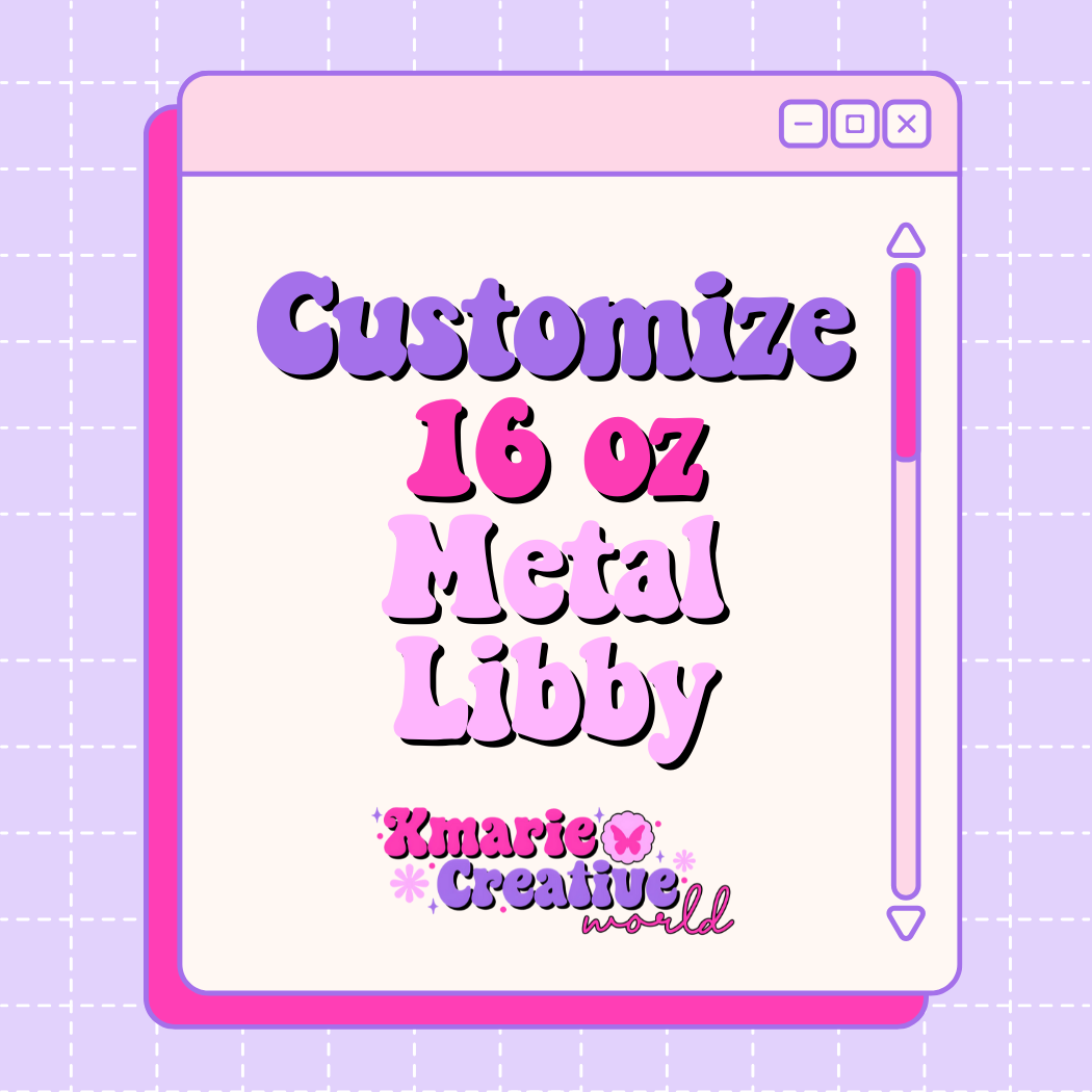 16oz Metal Libby