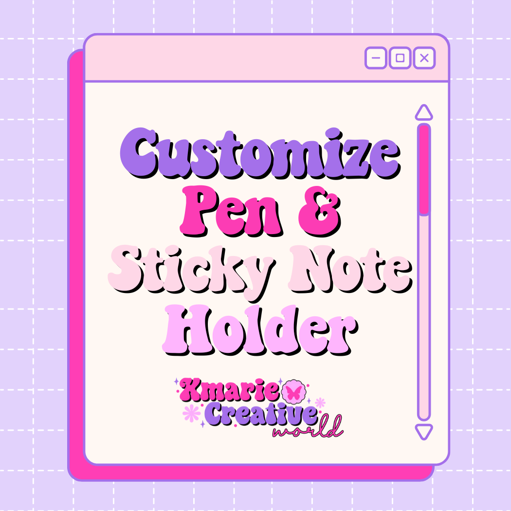 Pen & Sticky Note Holder