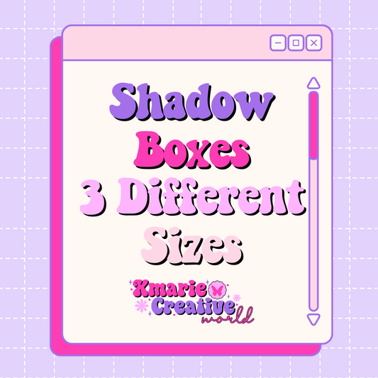 8x8 Full Flower Shadow Box