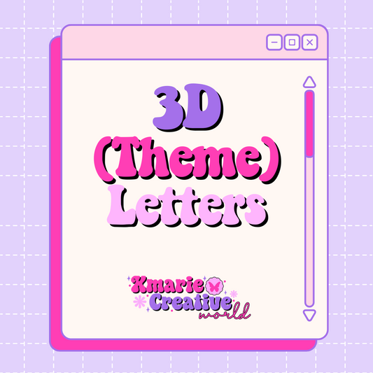 3D Letters