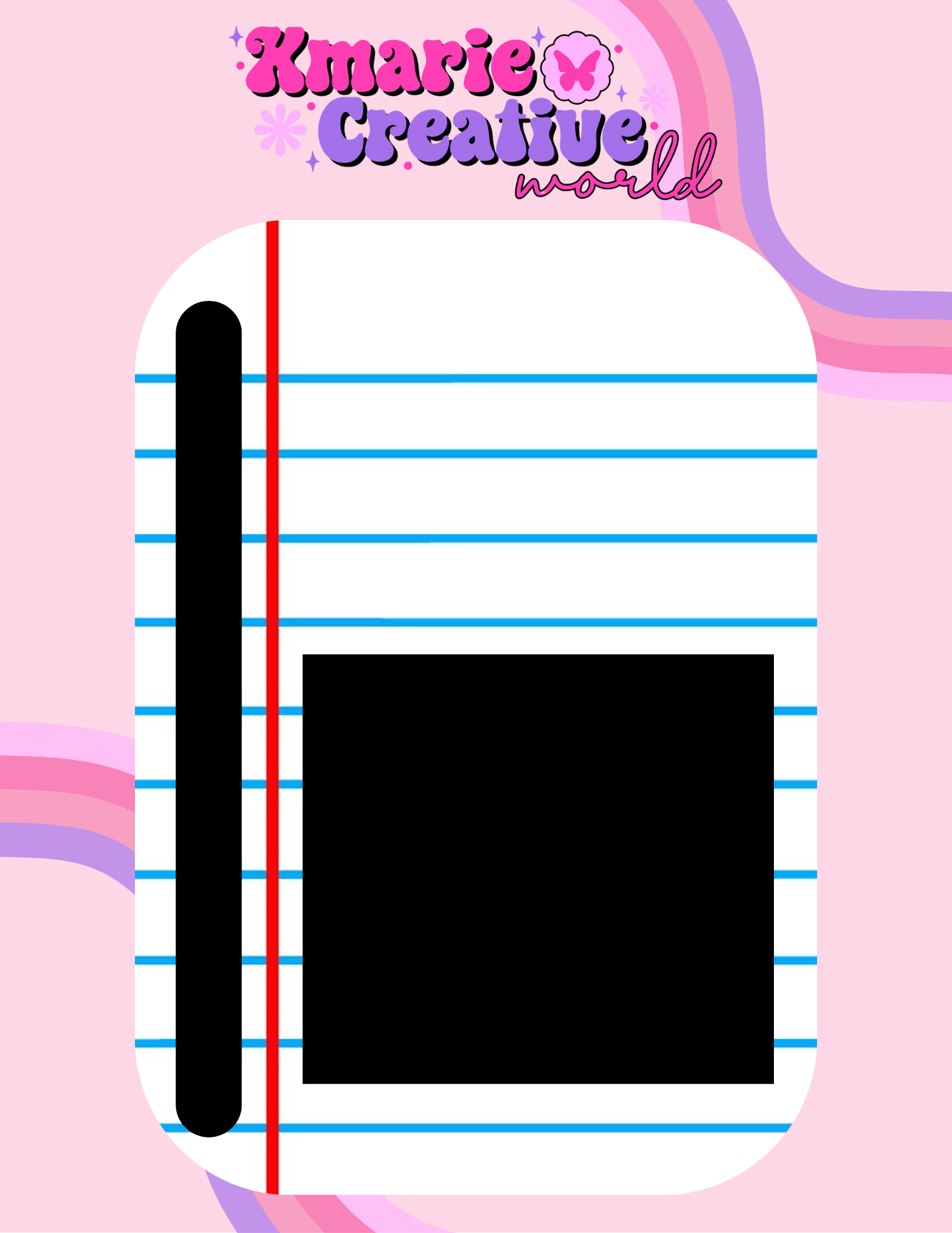 Pen & Sticky Note Holder