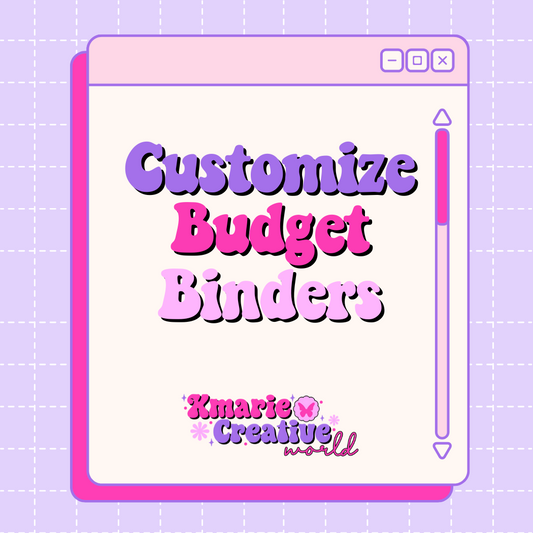Custom Budget Binder