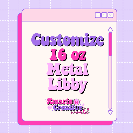 16oz Metal Libby