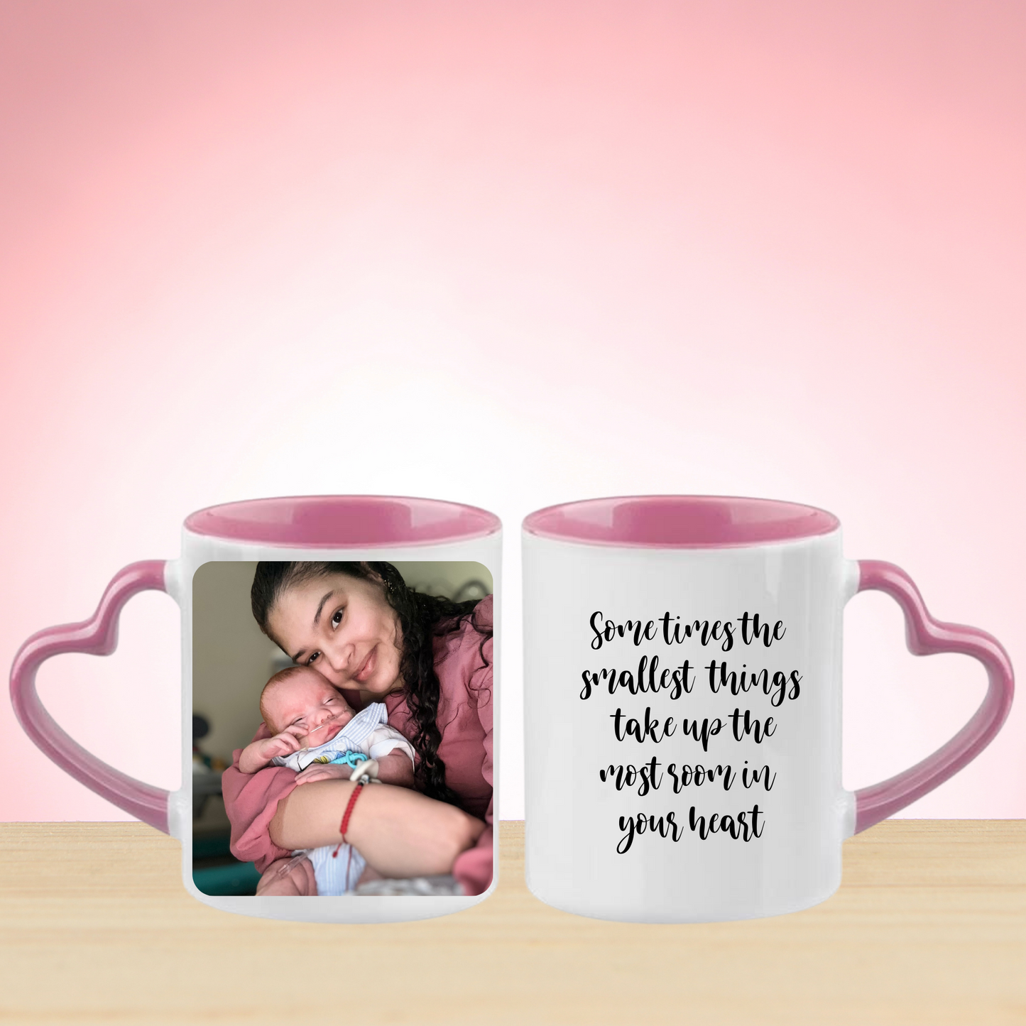 Mothers Day Heart Handle Mug