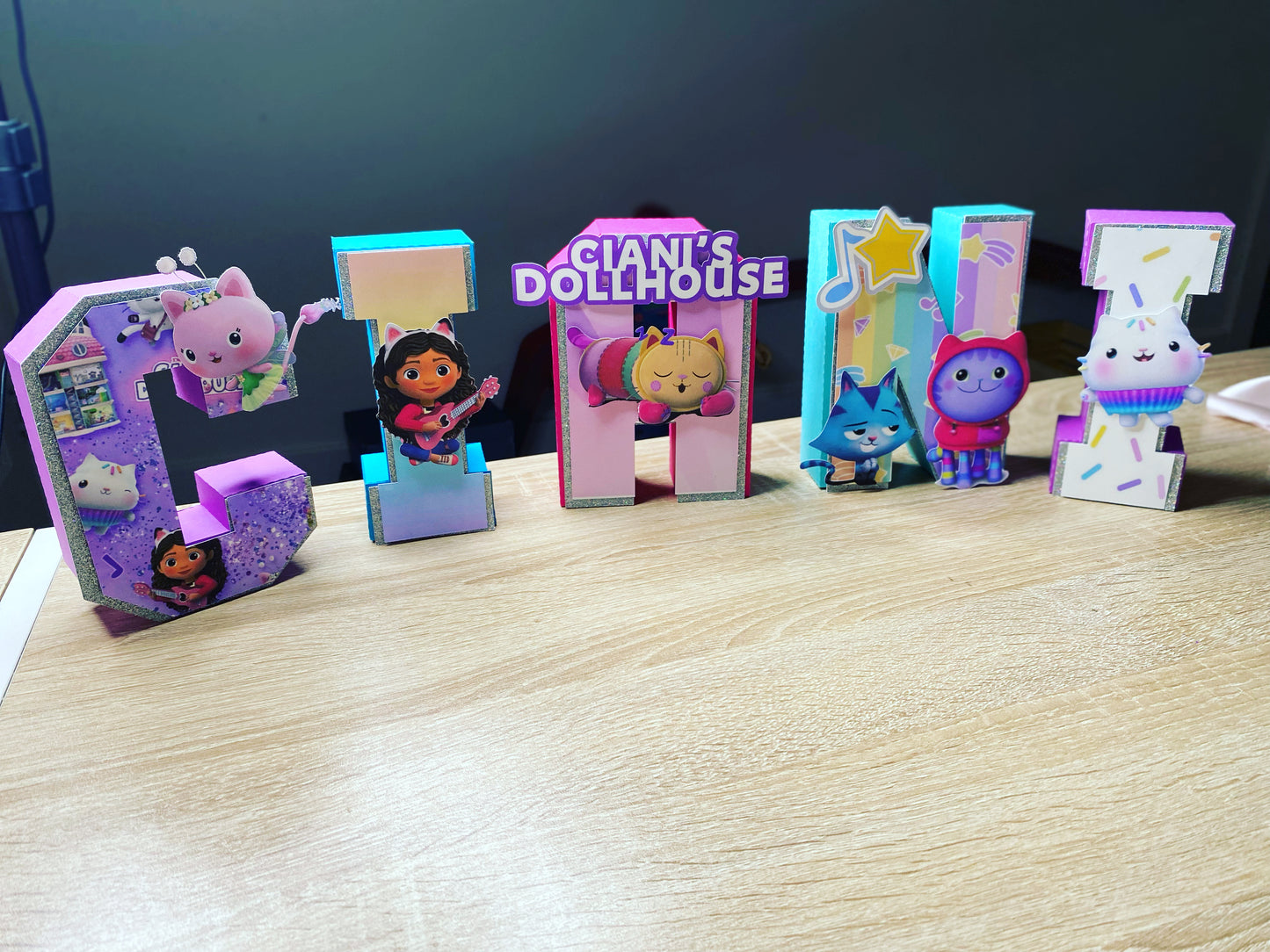 3D Letters- 5 Letters