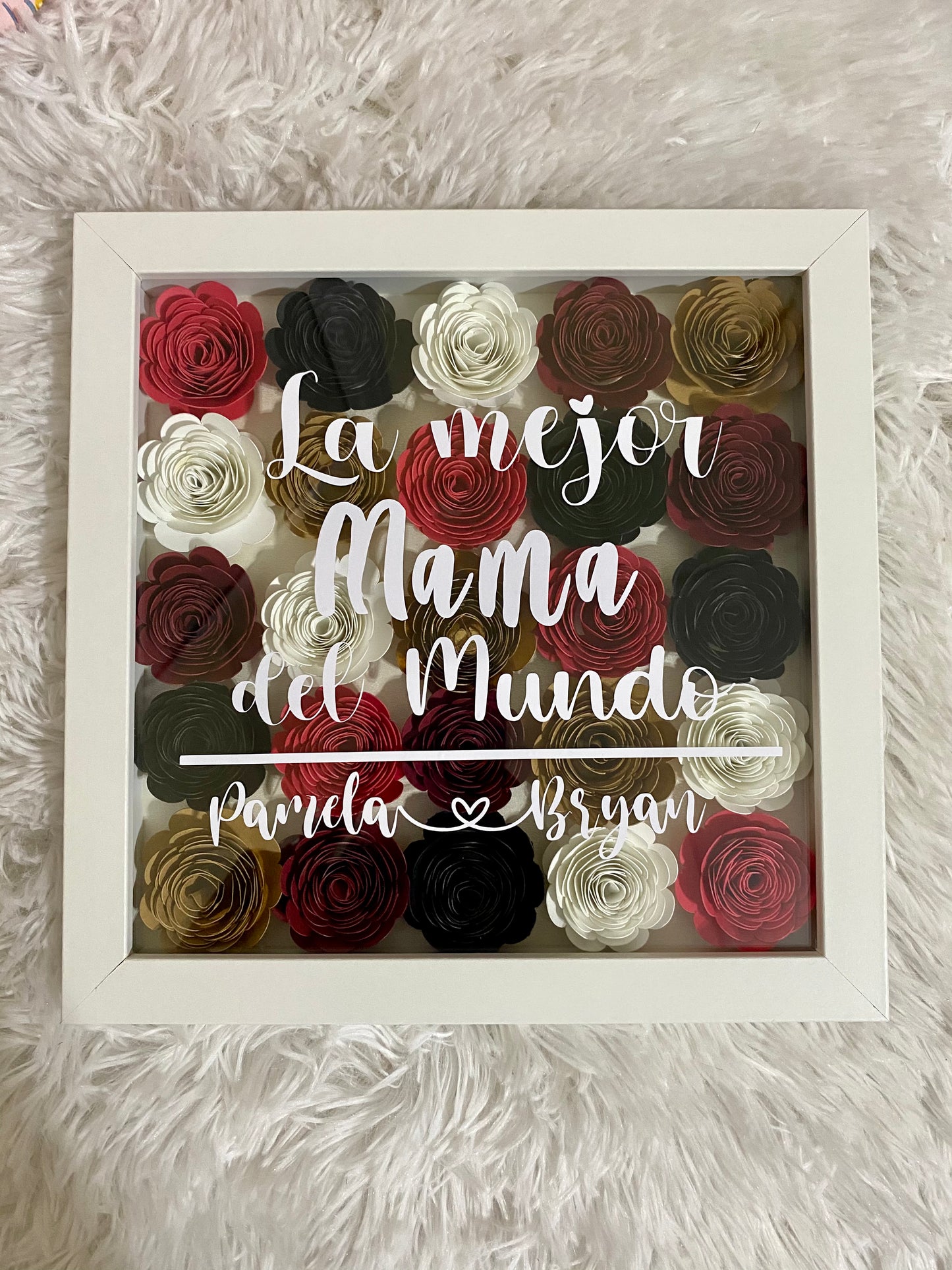 8x8 Full Flower Shadow Box