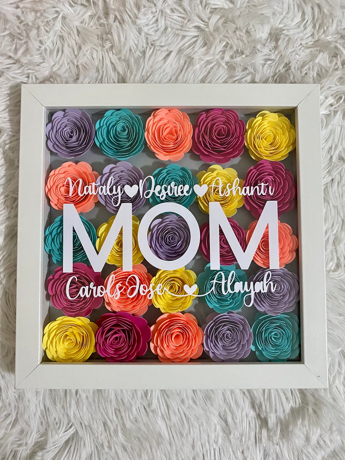8x8 Full Flower Shadow Box