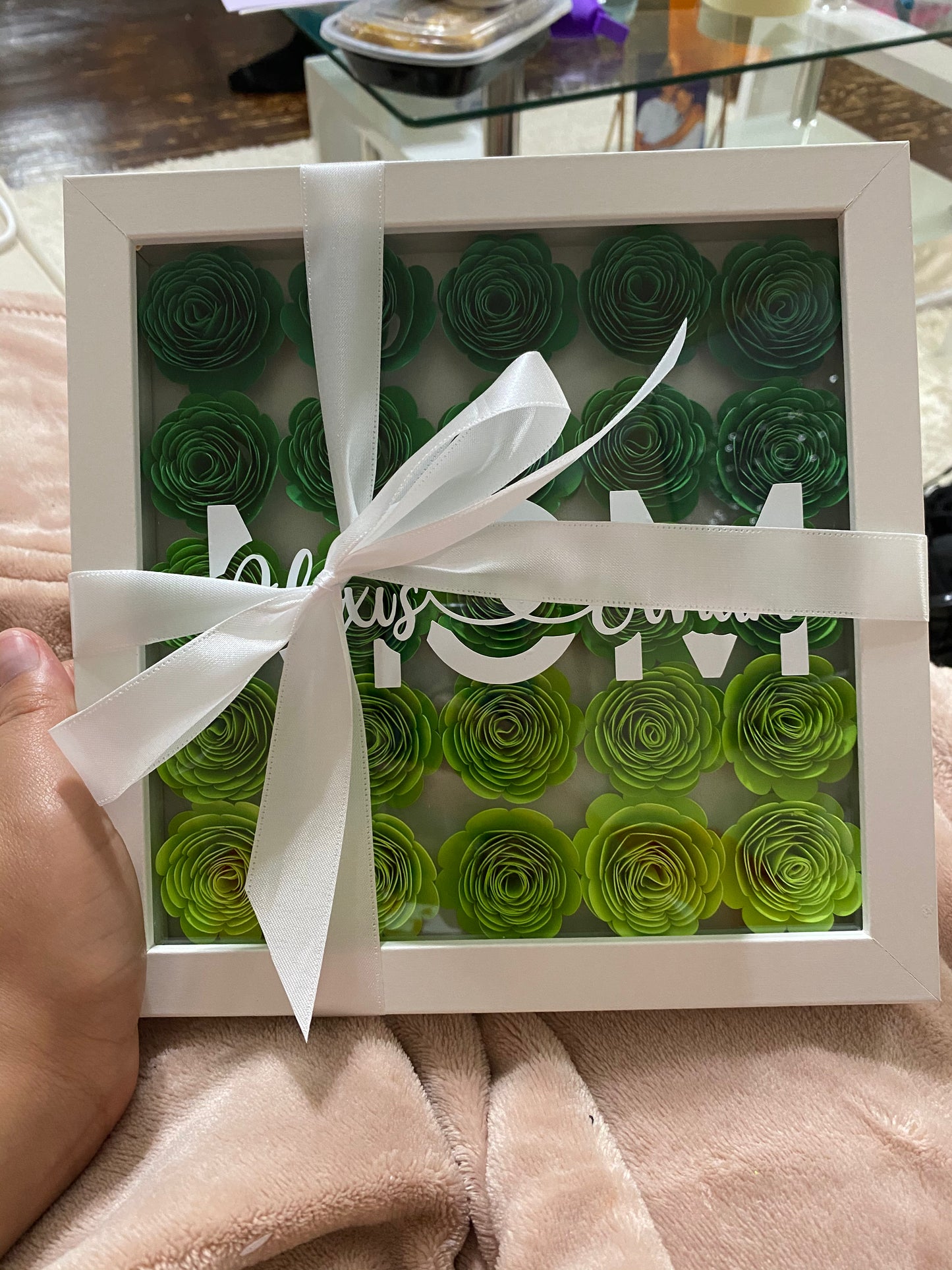 8x8 Full Flower Shadow Box