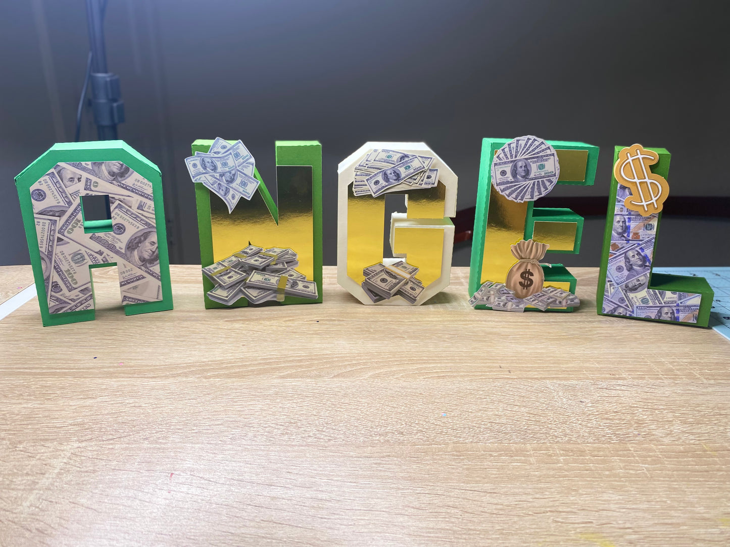 3D Letters- 5 Letters