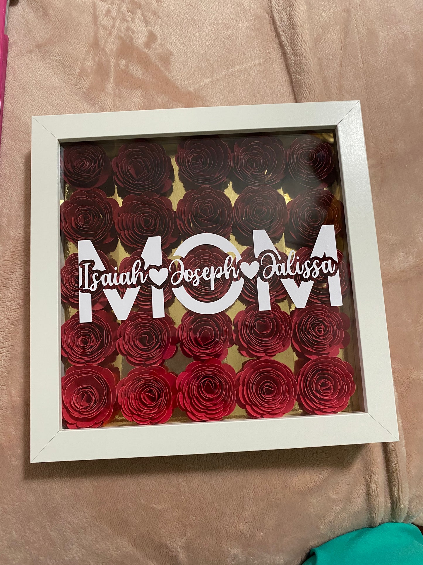 8x8 Full Flower Shadow Box