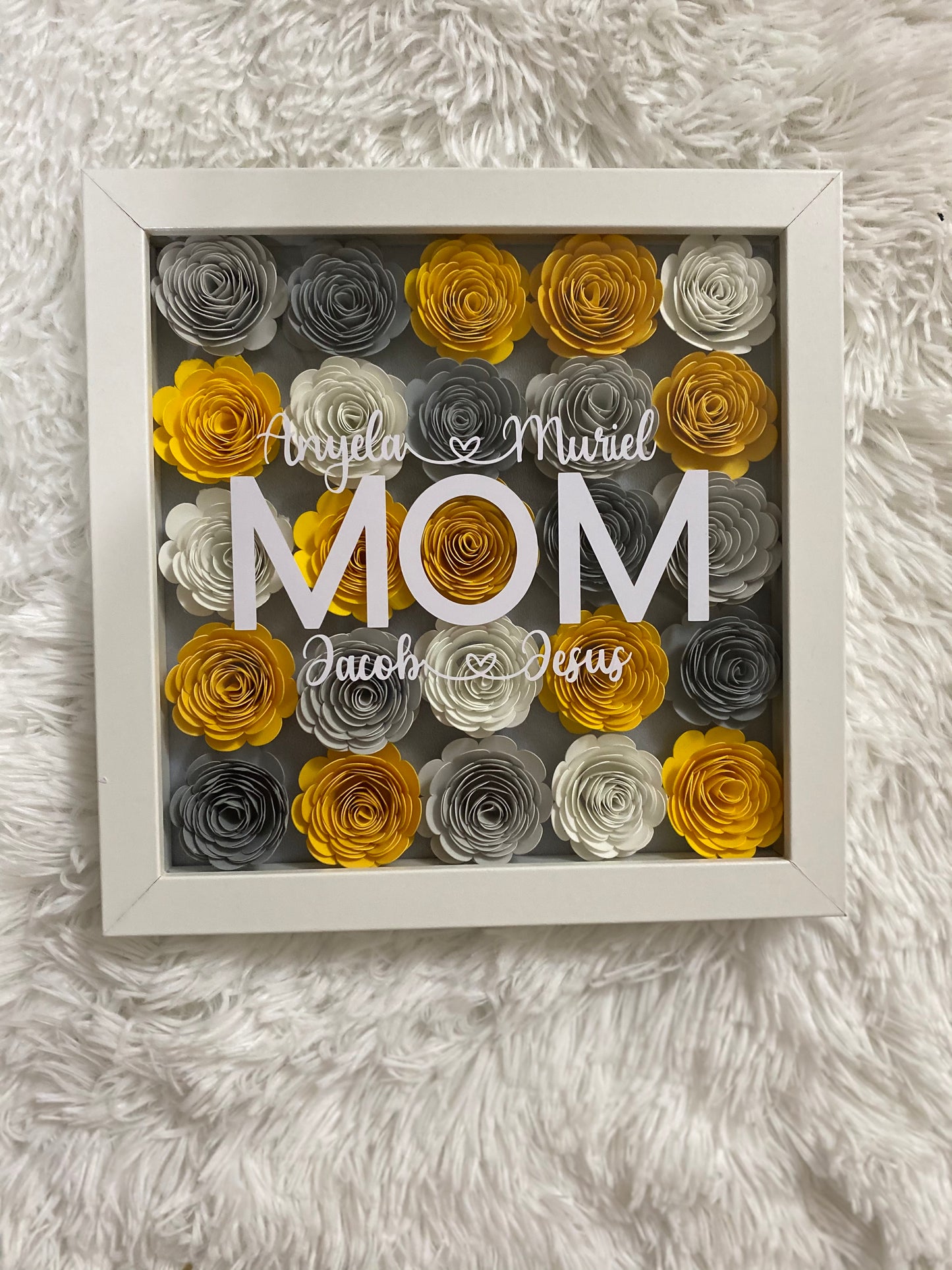 8x8 Full Flower Shadow Box