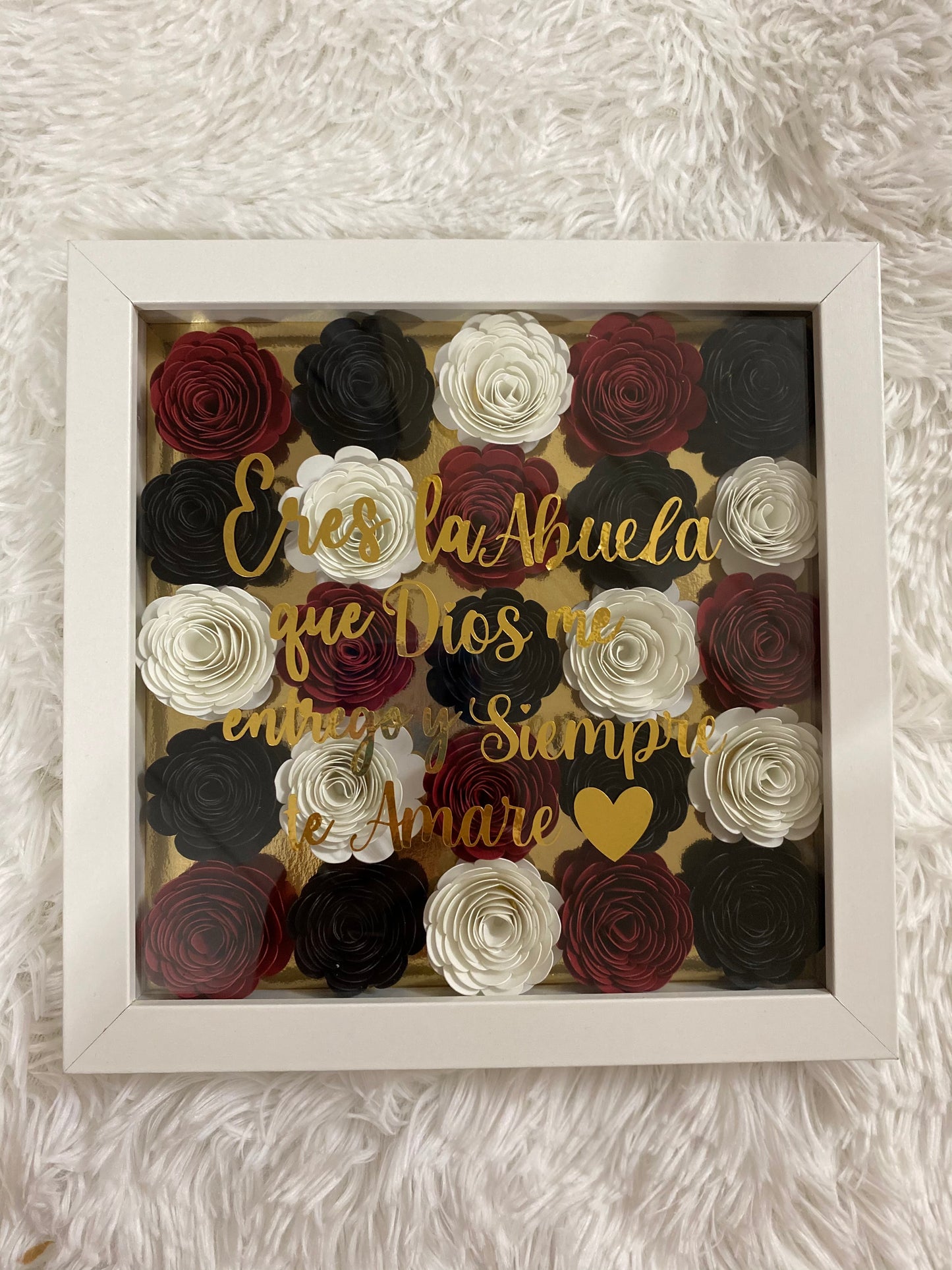 8x8 Full Flower Shadow Box